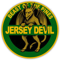 Jersey Devil Highway Sign Car Magnet
